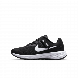 Chaussure de running sur route facile à enfiler Nike Revolution 6 FlyEase pour ado - Noir