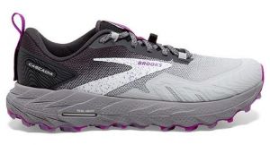 Chaussures de trail brooks cascadia 17 gris violet femme