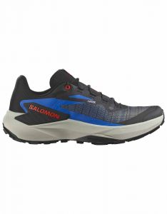 Salomon - Chaussures de trail - Genesis M Black / French Blue / Cherry Tomato pour Homme 