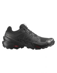 Salomon - Chaussures de trail - Speedcross 6 W Black/Black/Phantom pour Femme 