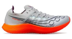 Chaussures running saucony sinister gris orange homme