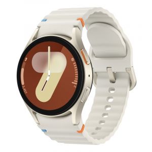 Montre connectée Bluetooth Samsung Galaxy Watch 7 40 mm, couleur crème, importée de l'UE
