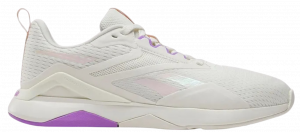 Chaussures de fitness Reebok NANOFLEX TR 2/CHALK/WASHED CLAY/DIGITAL PURPLE