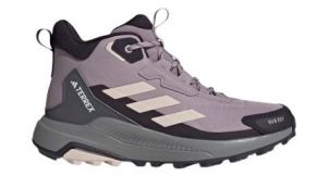 Chaussures de randonnee adidas terrex anylander mid rain rdy violet femme