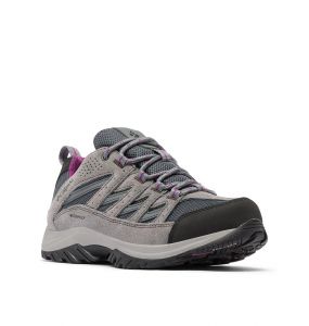 Chaussures Columbia Crestwood Waterproof gris violet femme - 41