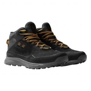 Chaussures The North Face Cragstone Leather Mid Waterproof noir jaune - 45.5