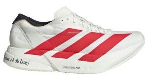 Chaussures running adidas adizero adios pro 4 blanc rouge homme