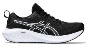 Chaussures de running asics gel excite 10 noir blanc femme
