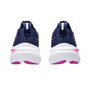 Baskets Asics Gel-Nimbus 26 bleu marine rose  pour femmes