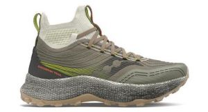 Chaussures trail saucony endorphin trail mid khaki homme