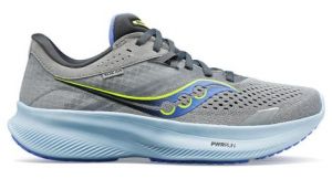 Chaussures de running femme saucony ride 16 gris bleu