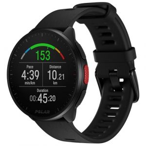 Polar Pacer - Montre GPS Running - Processeur Ultra Rapide - Ultra légère - Écran Lumineux - Boutons antidérapants - Nouveaux programmes d'entraînement/récupération - Mesure de FC - Commandes Musique