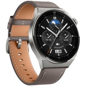 Huawei WATCH GT 3 Pro 3,63 cm (1.43") AMOLED 46 mm Numérique 466 x 466 pixels Écran tactile 4G Titane GPS (satellite)