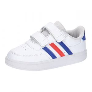 adidas Mixte bébé Breaknet Lifestyle Court Two-Strap Hook-and-Loop Shoes Chaussures de Tennis