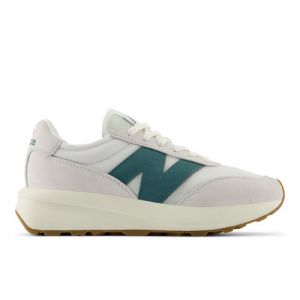 New Balance Unisexe 370 en Blanc/Vert