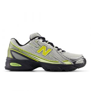 New Balance Unisexe 740 en Blanc/Noir/Jaune