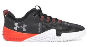 Chaussures training under armour reign 6 noir rouge homme