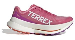 Chaussures trail adidas terrex agravic speed ultra rose orange femme
