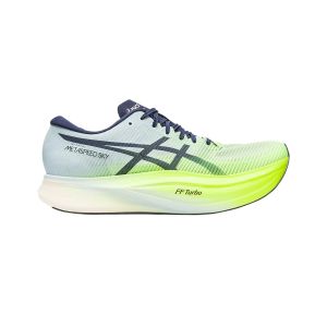 Baskets Asics Metaspeed Sky+ Vertes et Bleu Clair