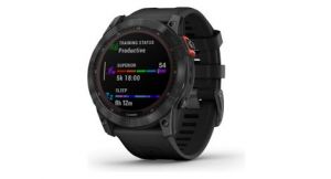 Montre de sport garmin fenix 7x solar noir
