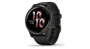 Montre de sport garmin venu 2 gris fonce   noir