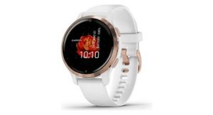 Montre de sport garmin venu 2s rose gold   blanc