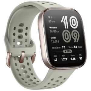 Montre connectée Amazfit Bip 6, écran 1,97", 2 000 nits, cartographie hors ligne, 140 sports, pierre