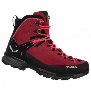 Salewa - Women's Mountain Trainer 2 Mid GTX - Chaussures de randonnée taille 9, noir/rouge