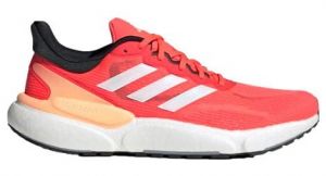 Chaussures de running adidas performance solar boost 5 rouge   blanc