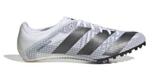 Chaussures d athletisme unisexe adidas performance sprintstar blanc noir