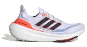 Chaussures de running adidas running ultraboost light blanc rouge femme