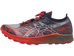 Chaussures Homme ASICS Fuji Speed Noir/Tomate
