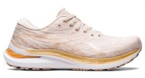 Chaussures de running asics gel kayano 29 beige or femme