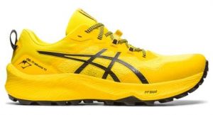 Chaussures de trail running asics gel trabuco 11 jaune noir 44