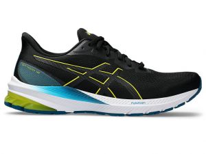 ASICS Gt - 1000 12 Black / Bright Yellow Hommes Taille 43.5