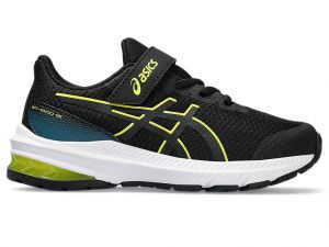 ASICS Gt - 1000 12 Ps Black / Bright Yellow Enfants Taille 31.5