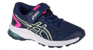 Asics gt 1000 9 ps 1014a151 400  pour filles   bleu marine  chaussures de running