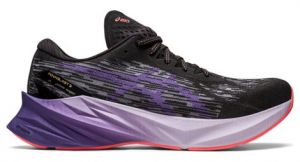 Chaussures de running asics novablast 3 noir violet femme