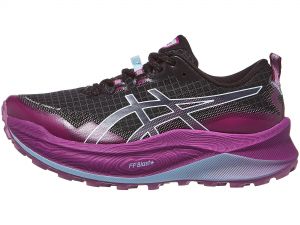 Chaussures Femme ASICS Trabuco Max 3 Noir/Bleu clair