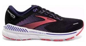 Chaussures de running brooks adrenaline gts 22 noir violet rose femme