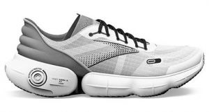 Chaussures de running femme brooks aurora bl blanc gris