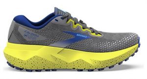 Chaussures trail brooks caldera 6 gris jaune bleu homme