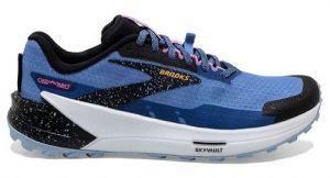 Chaussures de trail running brooks catamount 2 bleu noir femme