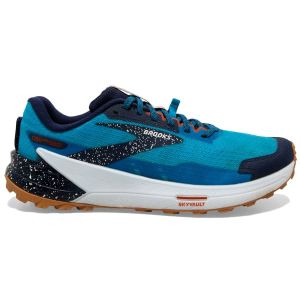 BROOKS Chaussure trail Catamount 2 Peacoat/atomic Blue/rooibos Homme Bleu/Blanc  taille 11.5