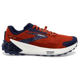 BROOKS Chaussure trail Catamount 2 Rooibos/biscuit/peacoat Homme Rouge/Orange/Bleu  taille 12