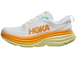 Chaussures Homme HOKA Bondi 8 Blanc de Blanc/Solar