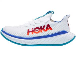 Chaussures Homme HOKA Carbon X 3 Blanc/Flamme