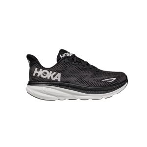 Chaussures Hoka Clifton 9 Wide Noir Blanc SS24