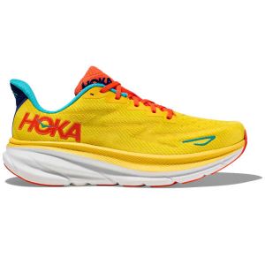 HOKA ONE ONE Chaussure running Clifton 9 Passion Fruit/maize Homme Jaune/Orange  taille 11.5