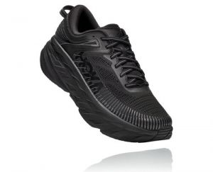 HOKA Bondi 7 Chaussures de Route pour Hommes en Black/Black